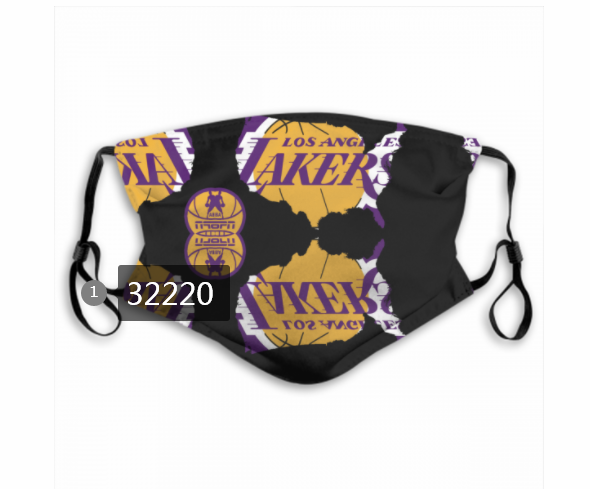 NBA 2020 Los Angeles Lakers4 Dust mask with filter
